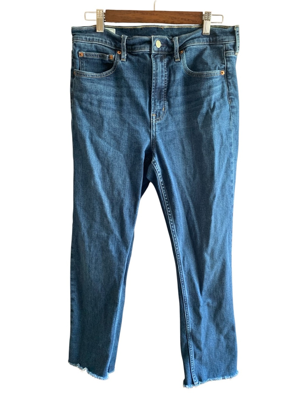 GAP Vintage Slim High Rise Cropped Ankle Jeans